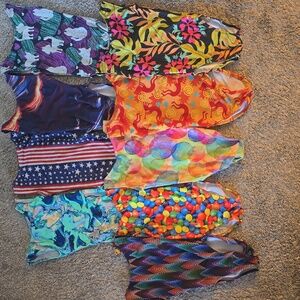 Lot of 9 Leotards Size Child Medium Gymnastics Dance Ballet Bundle